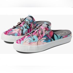 NWT- Sperry ‘Crest Vibe Mule’ Sneaker in Pink Floral